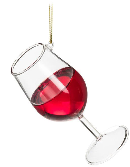 Glass of Red Wine Ornament