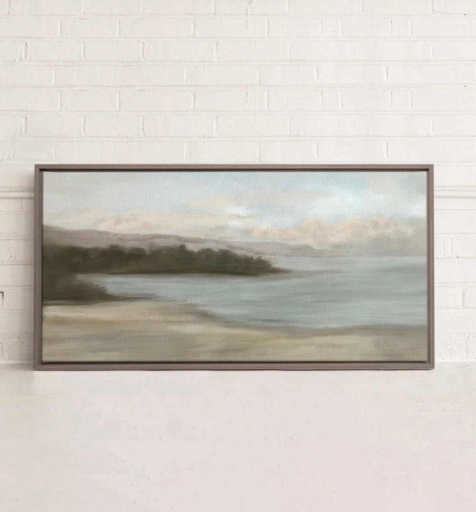 Calm On The Shore Framed Art