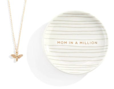 Mom in A Million Necklace + Trinket Dish