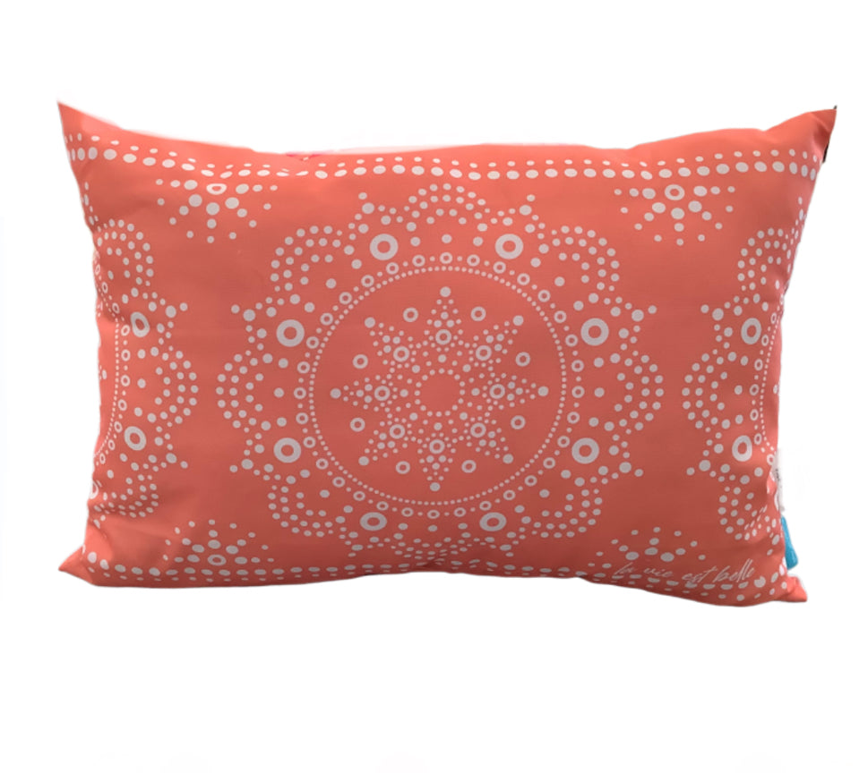 Colourful Reversible Outdoor Lumbar Pillow
