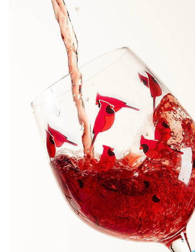 Cardinal Wine Glass