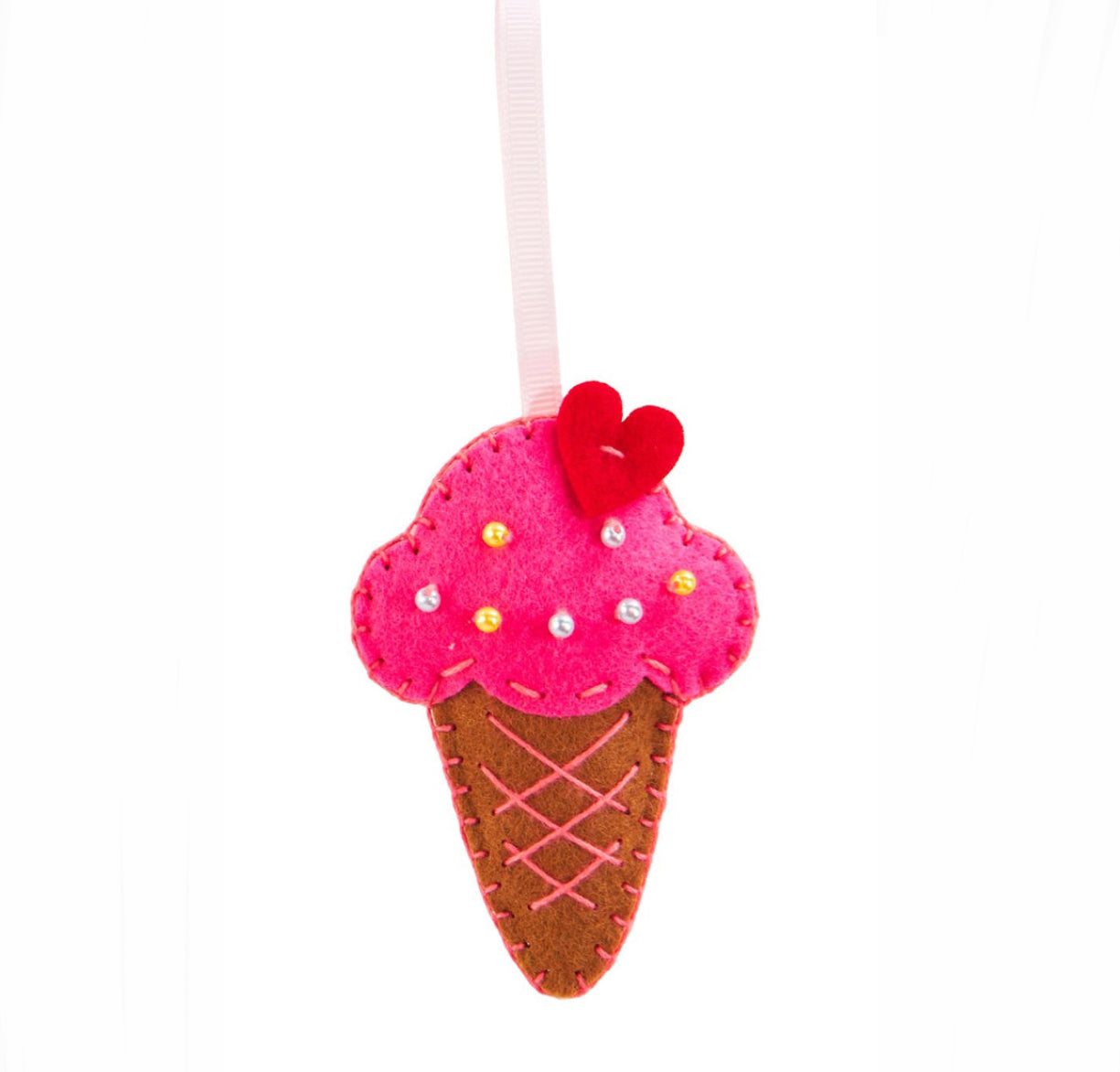 DIY Felt Ornament Kit - Ice Cream