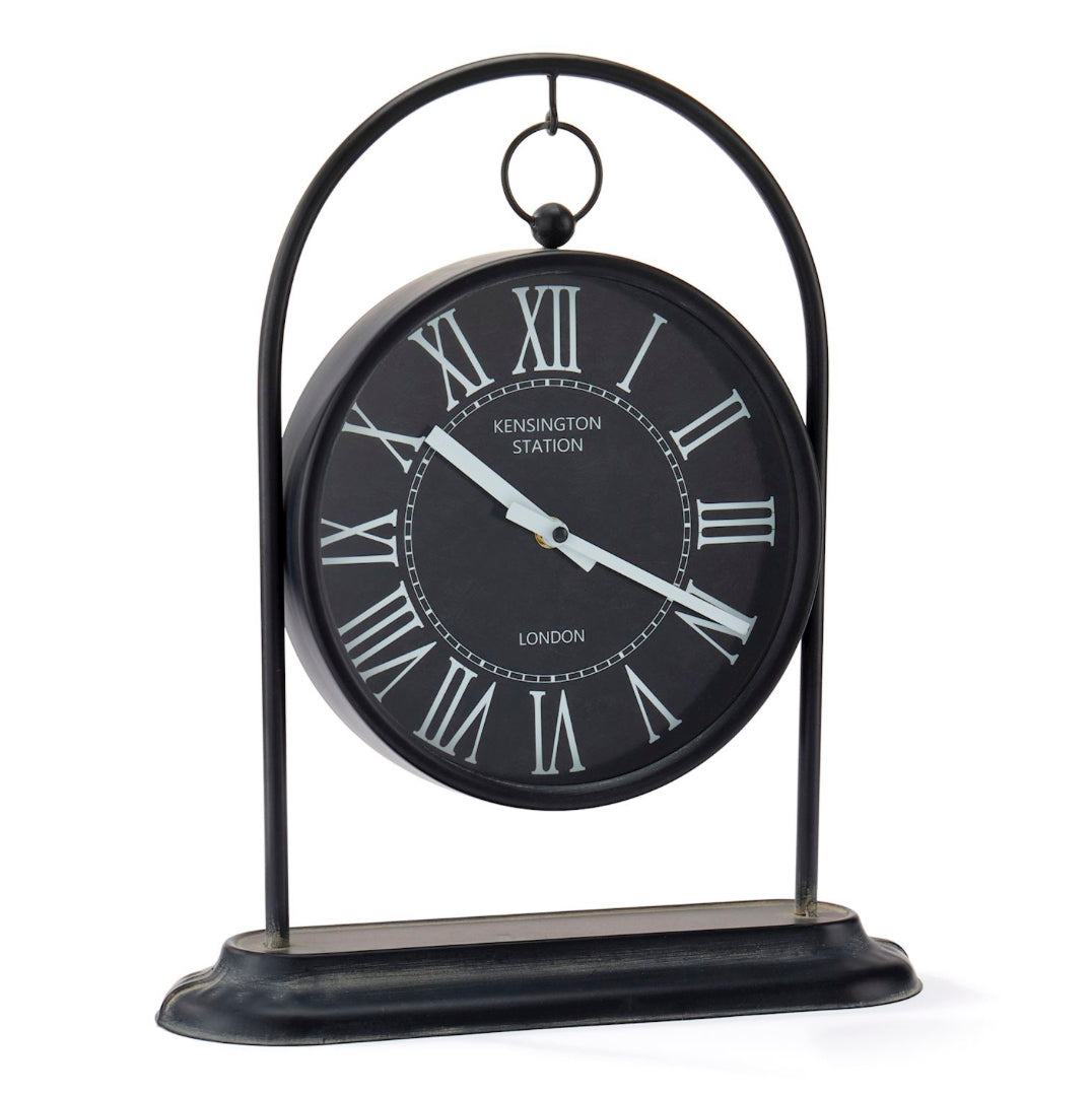 Black Vintage Table Clock