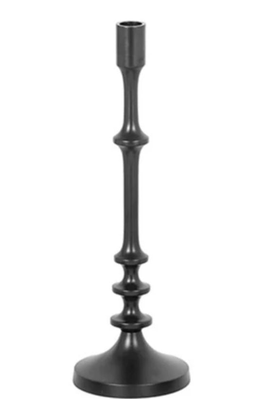 Gunmetal Taper Candlestick