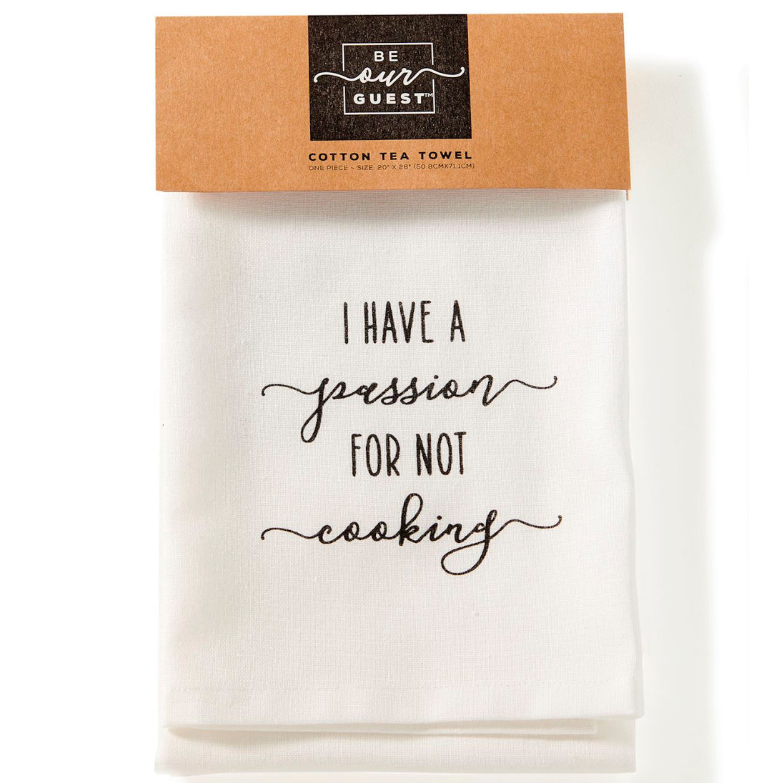 Be Our Guest Tea Towel-Passion For Not Cooking
