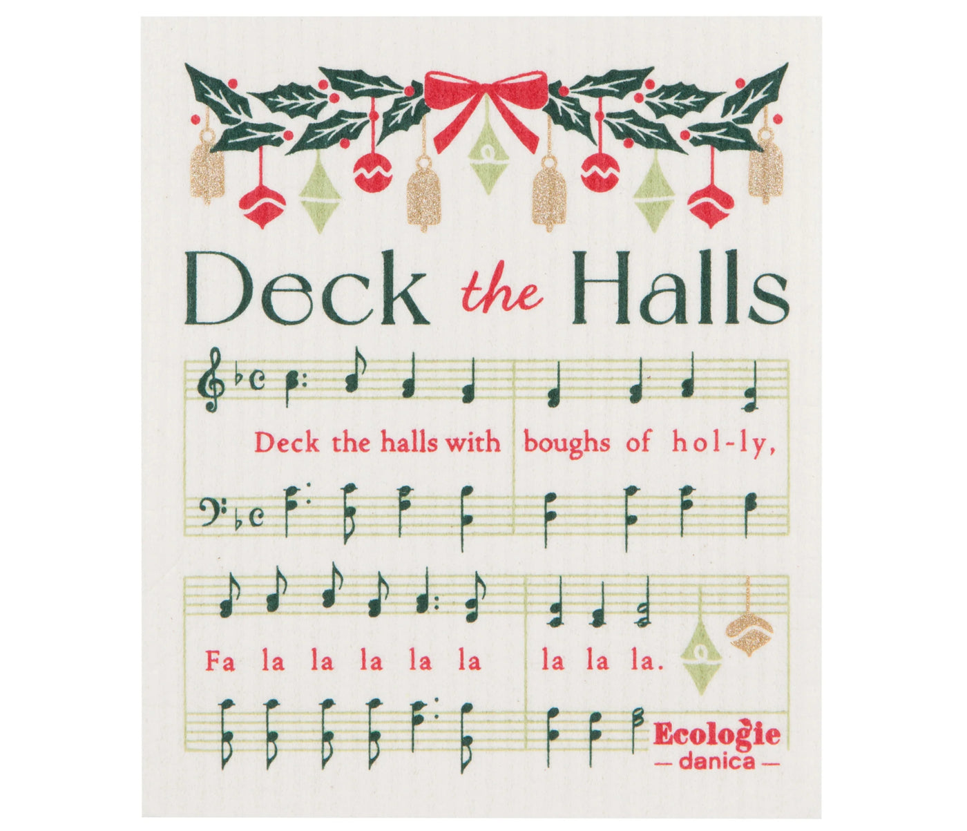 Swedish Dishcloth Deck The Halls