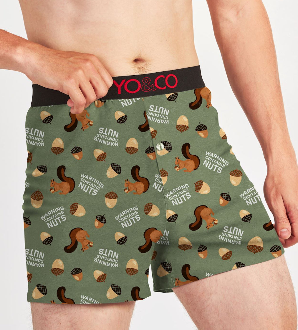 Men’s Boxers - Contains Nuts