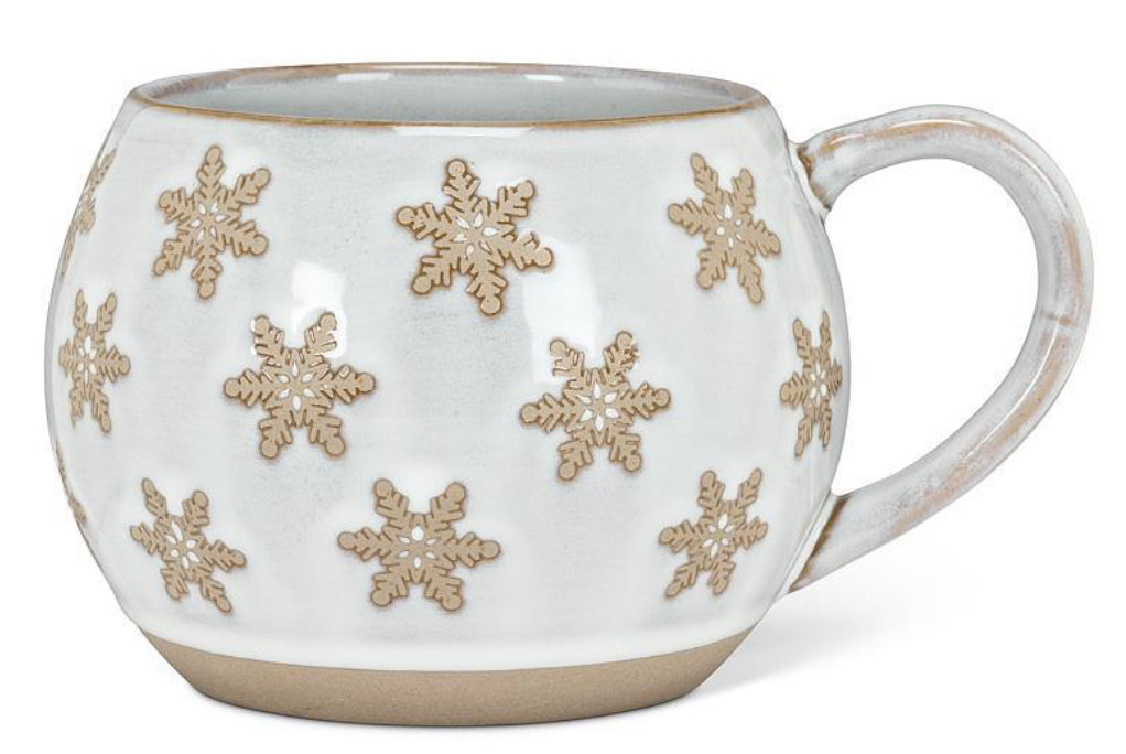 Snowflake Round Ball Mug