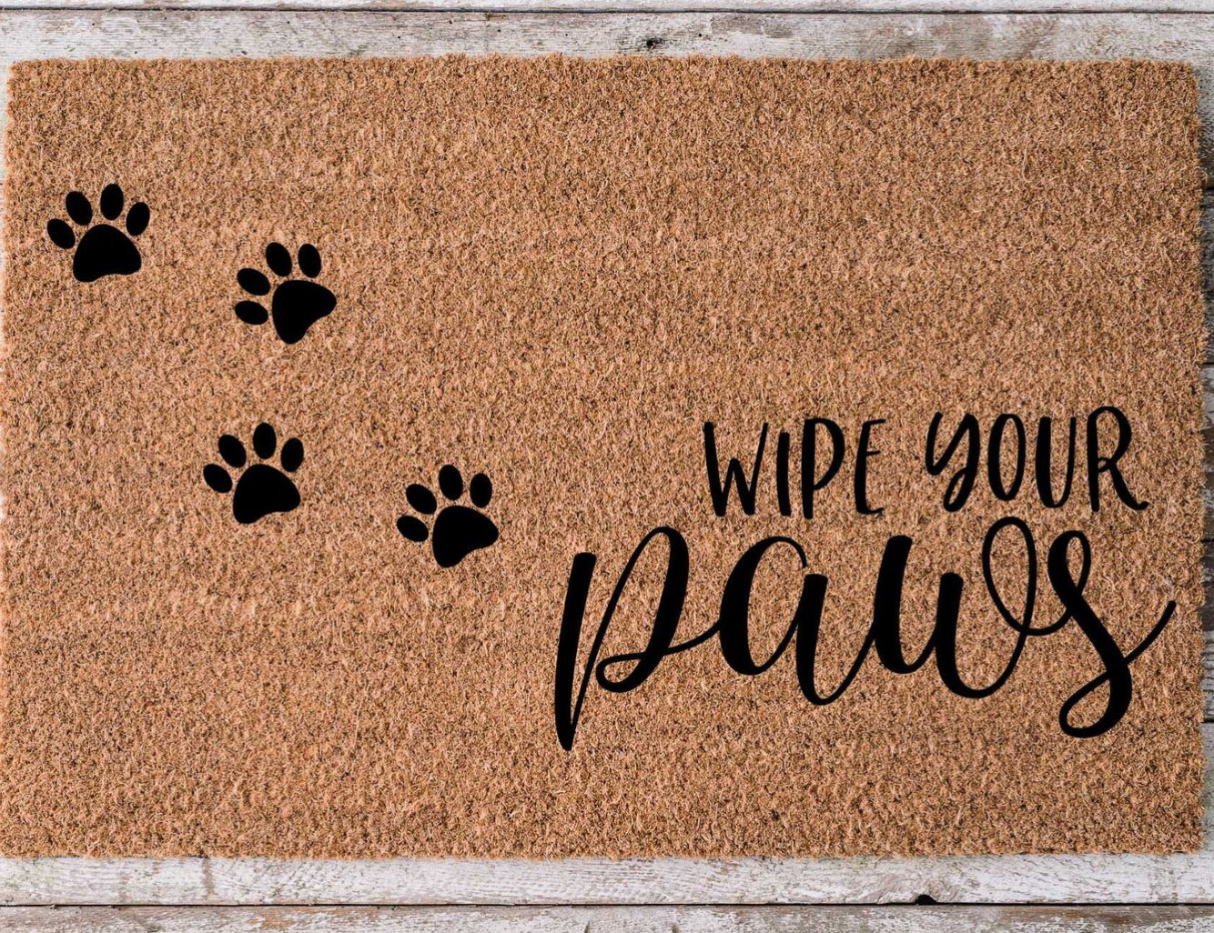 Wipe Your Paws Coir Mat