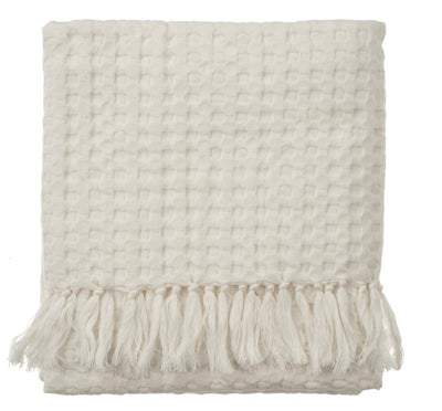 Honeycomb Bath Towel-Off White