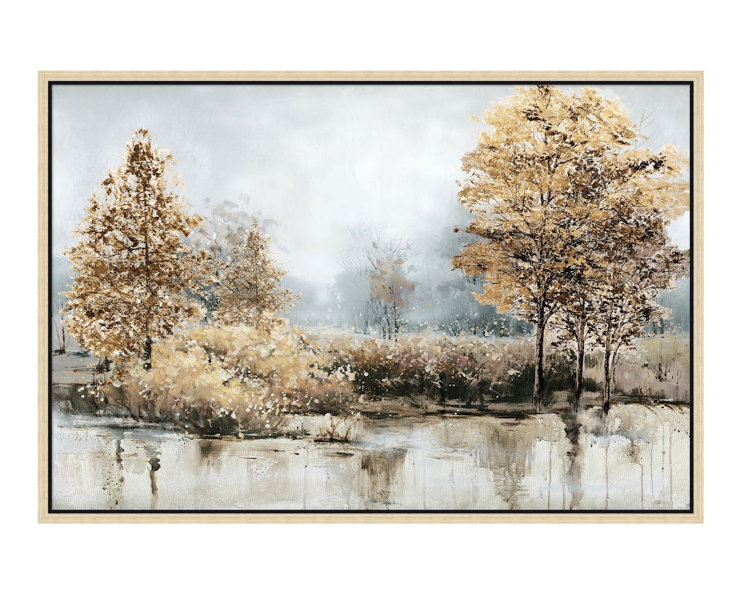 Golden Landscape Wall Art