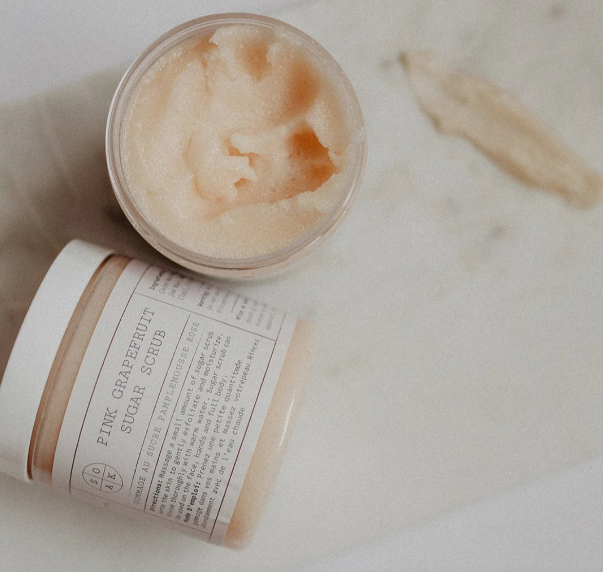 Pink Grapefruit Sugar Scrub