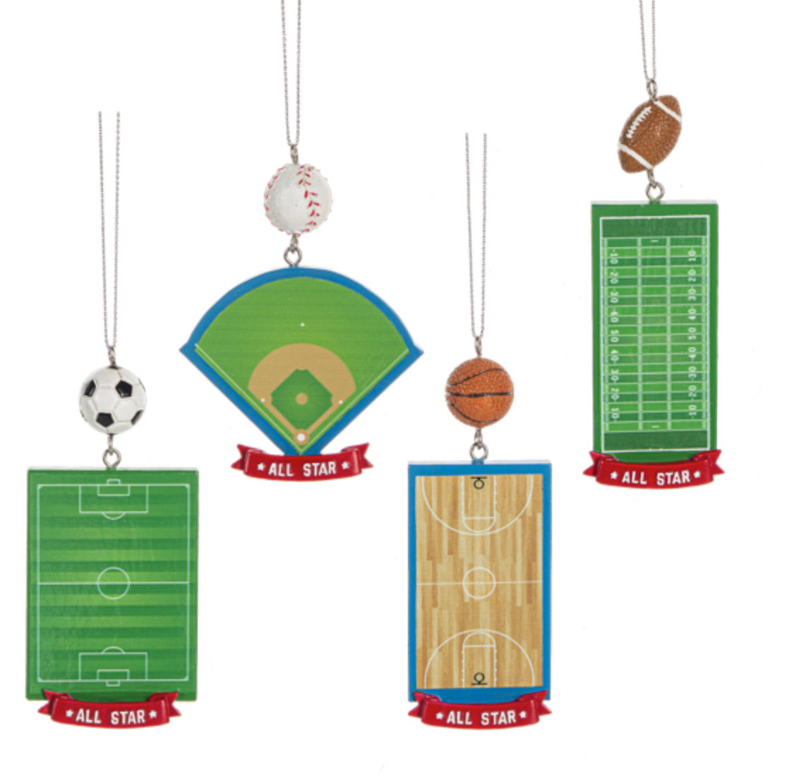 All Star Sports Field Ornament