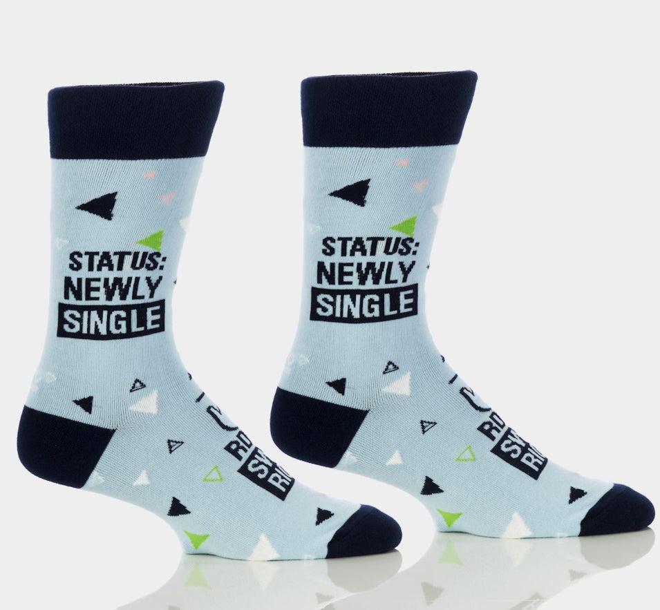 Men’s Crew Socks-Newly Single