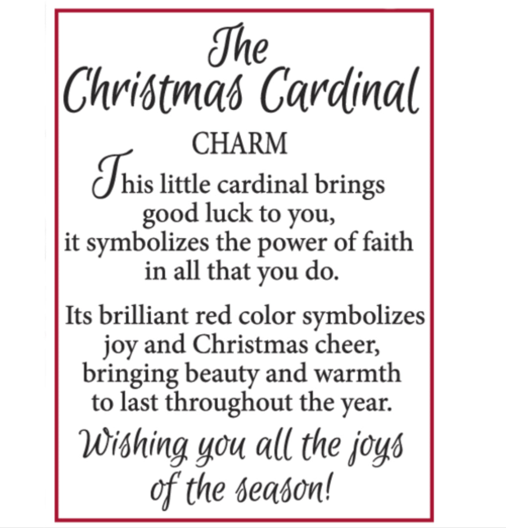 Little Cardinal Charm