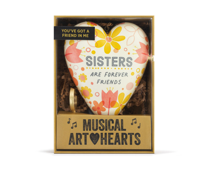 Sister Are Forever Friends Musical Art Heart