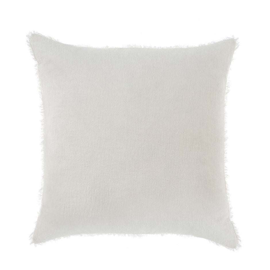 Lina Linen Pillow-White
