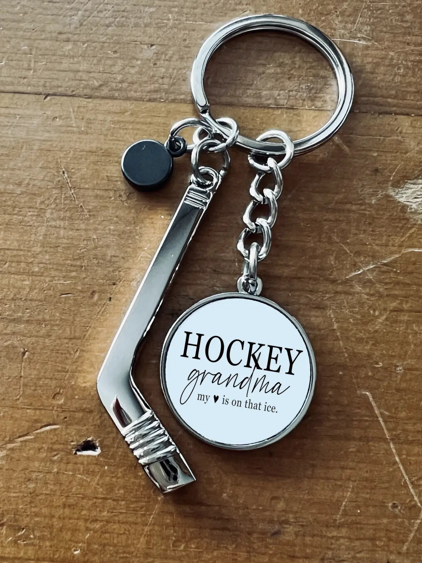 Hockey Keychain