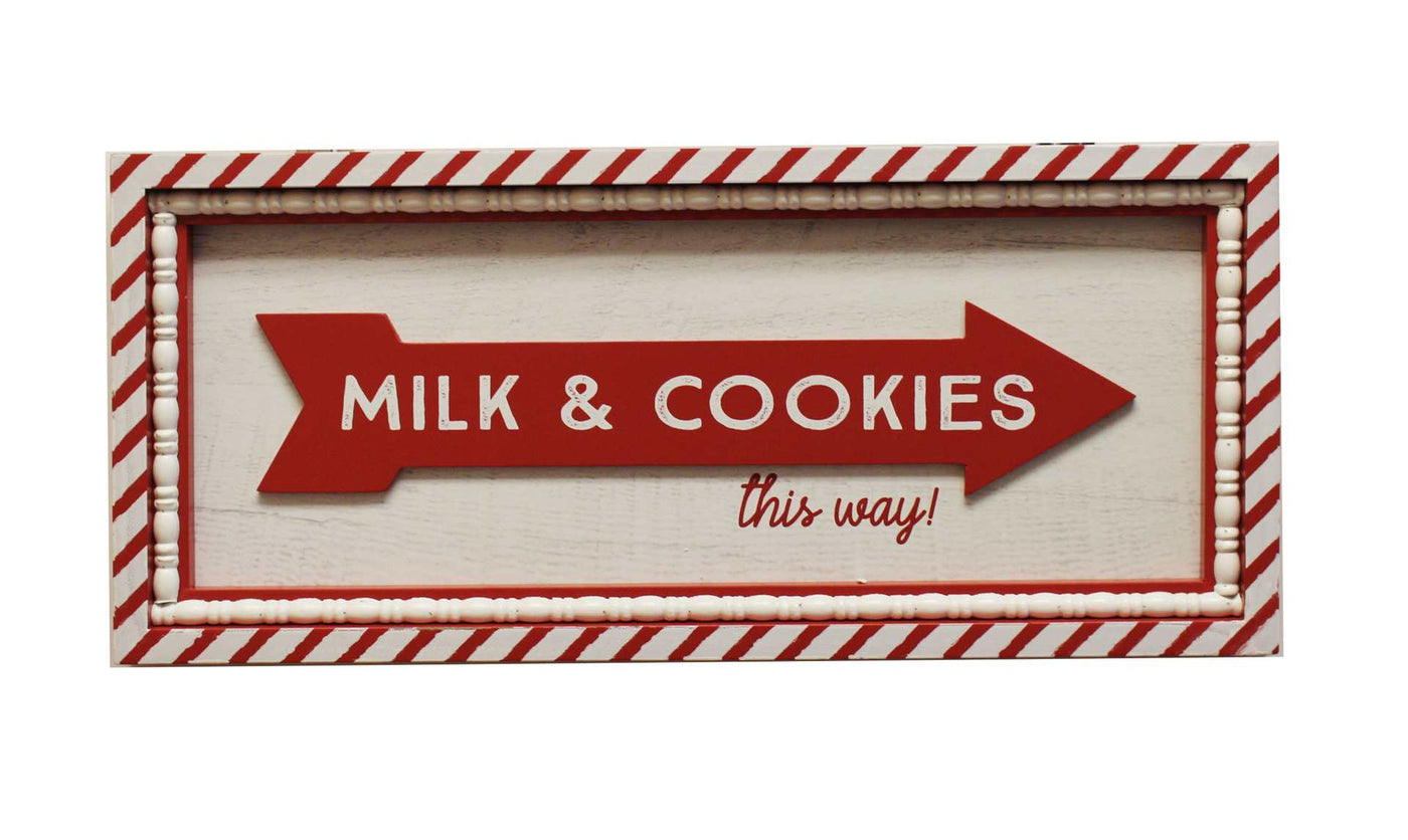 Milk + Cookies This Way Wall Art