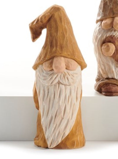 Carved Gnome Figurine-Large