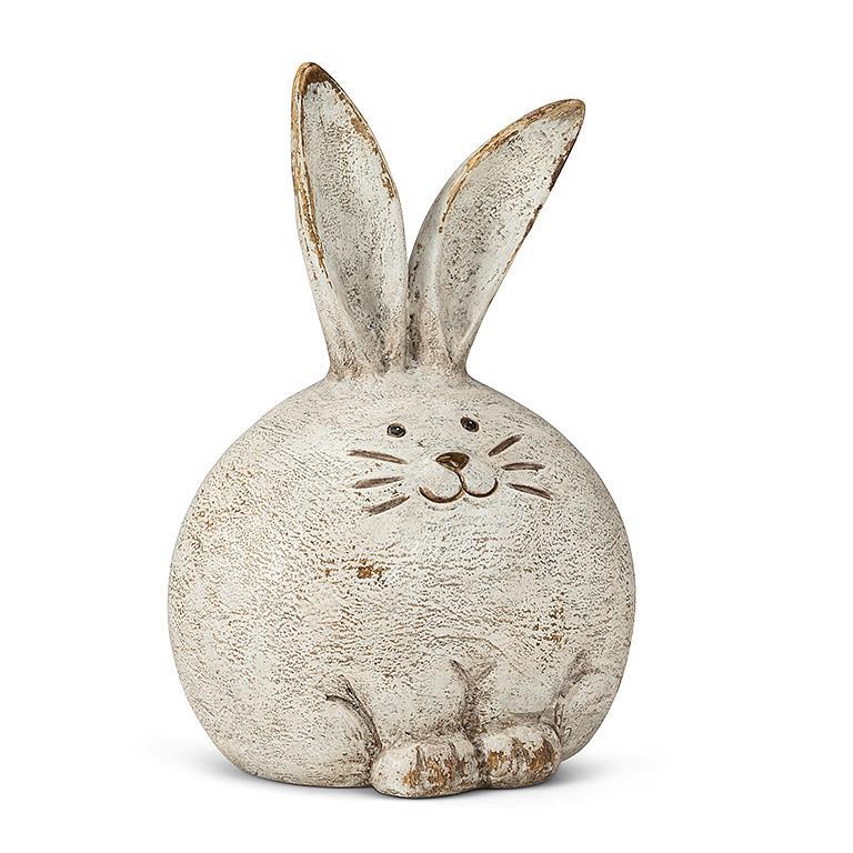 Antique White Round Rabbit