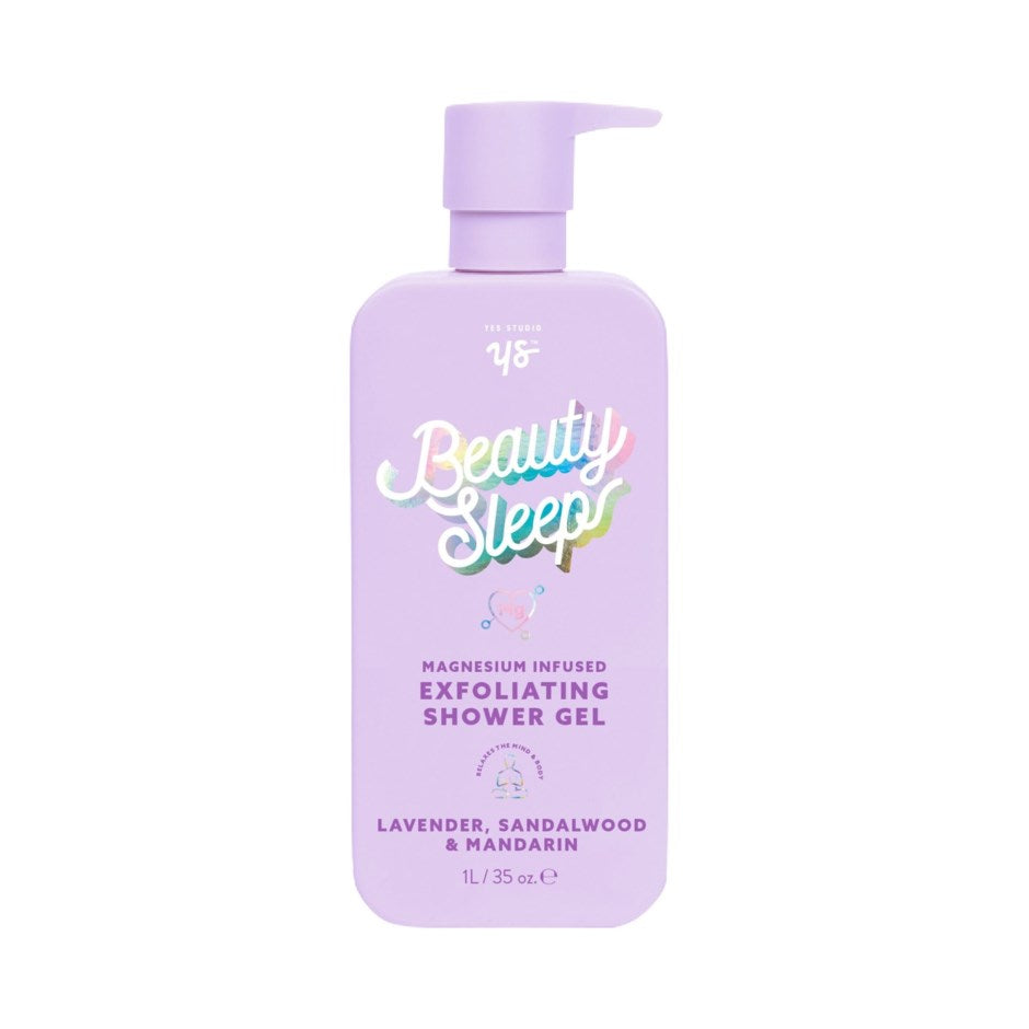 Beauty Sleep Exfoliating Shower Gel-Lavender,Sandalwood + Mandarin