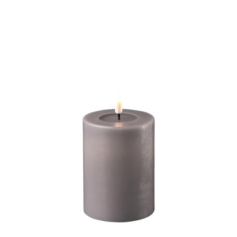 Grey Deluxe LED Candle 3x4”