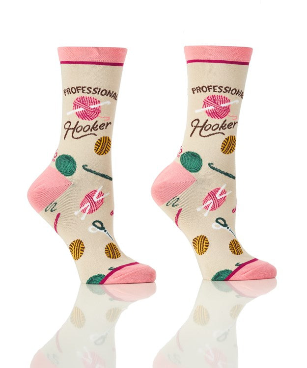 Women’s Crew Socks-Professional Hooker