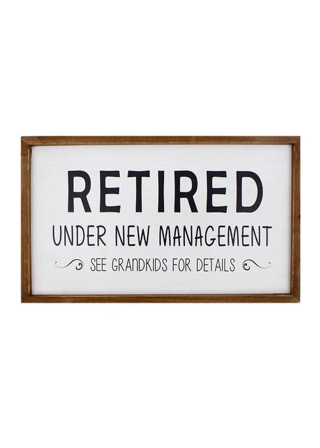 Retirement Sign