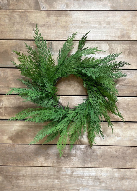 22” Fresh Touch Sequoia Wreath