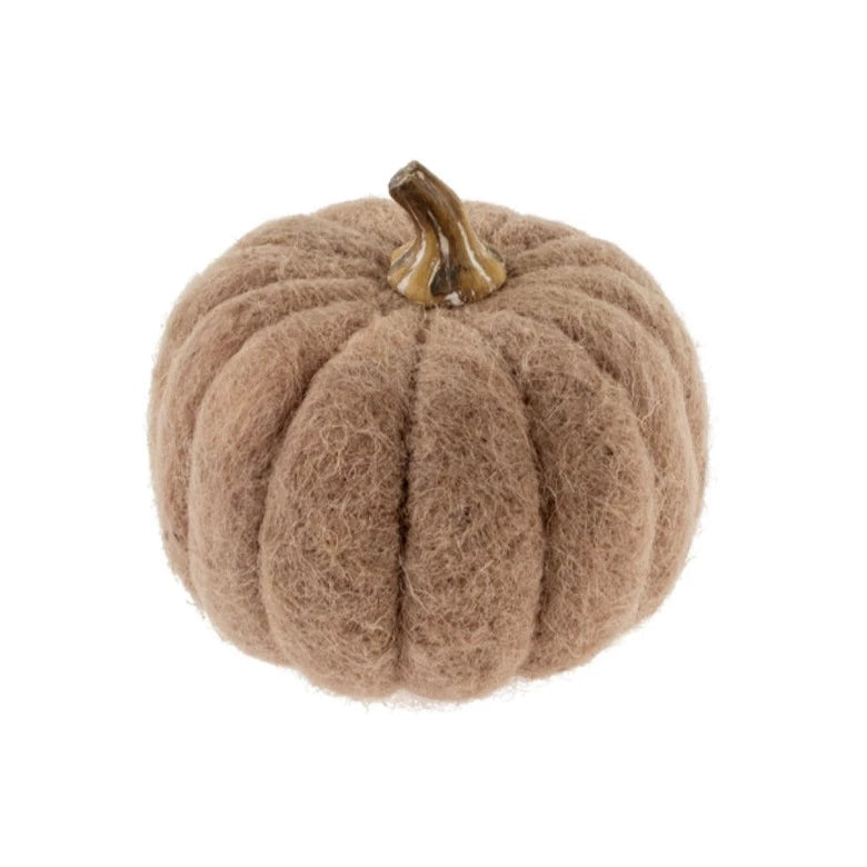 Oat Felt Pumpkin-Medium