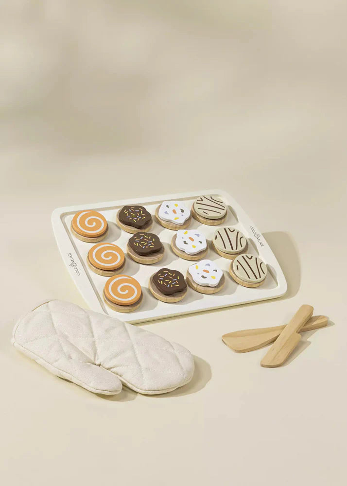 Wooden Cookie Playset + Accessories