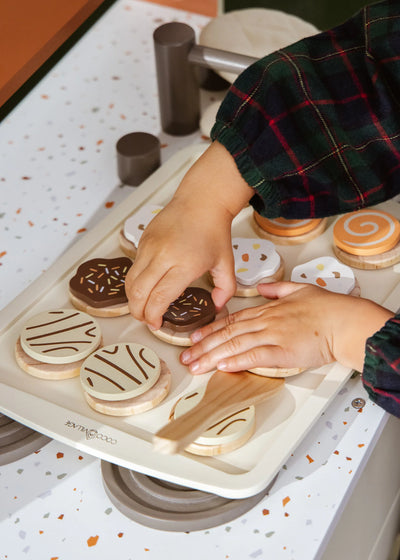 Wooden Cookie Playset + Accessories