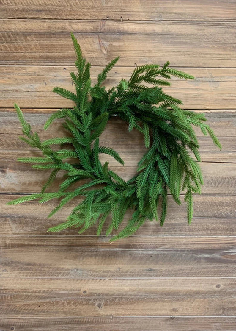 16” Fresh Touch Norfolk Wreath