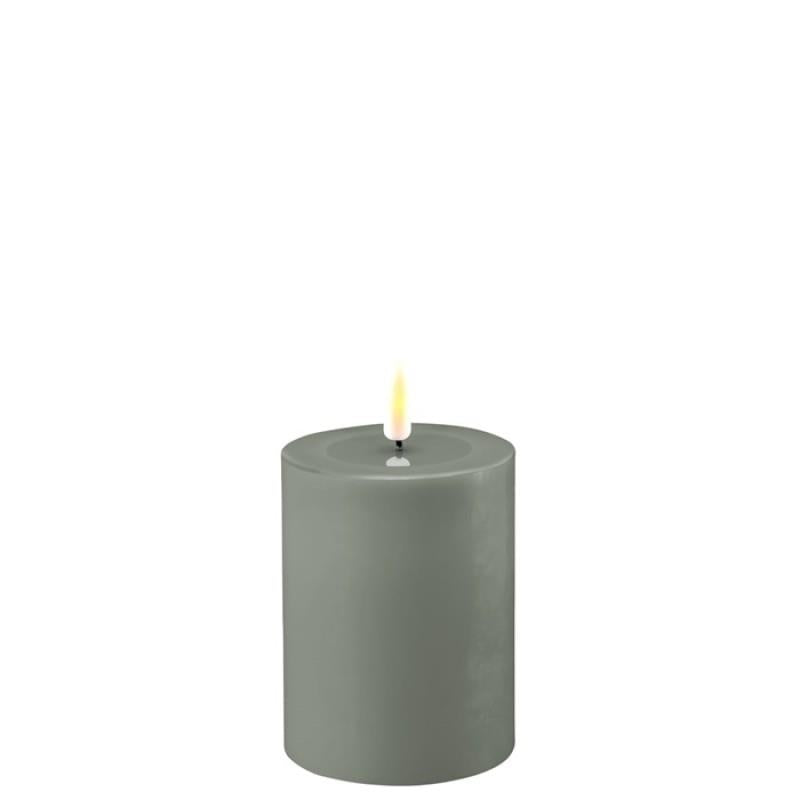 Salvie Green Deluxe LED Candle 3x4”