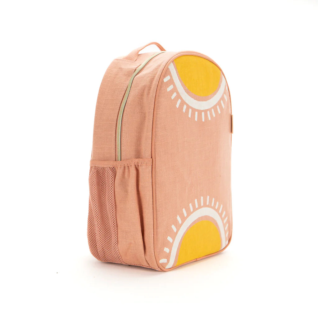 Sunrise Muted Clay School Backpack