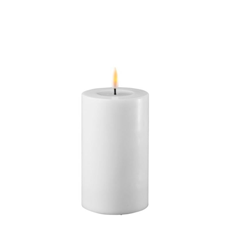 White Deluxe LED Candle 3x5”