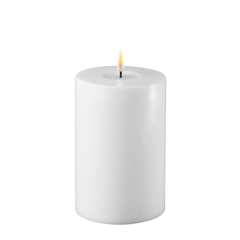 White Deluxe LED Candle 4x6”