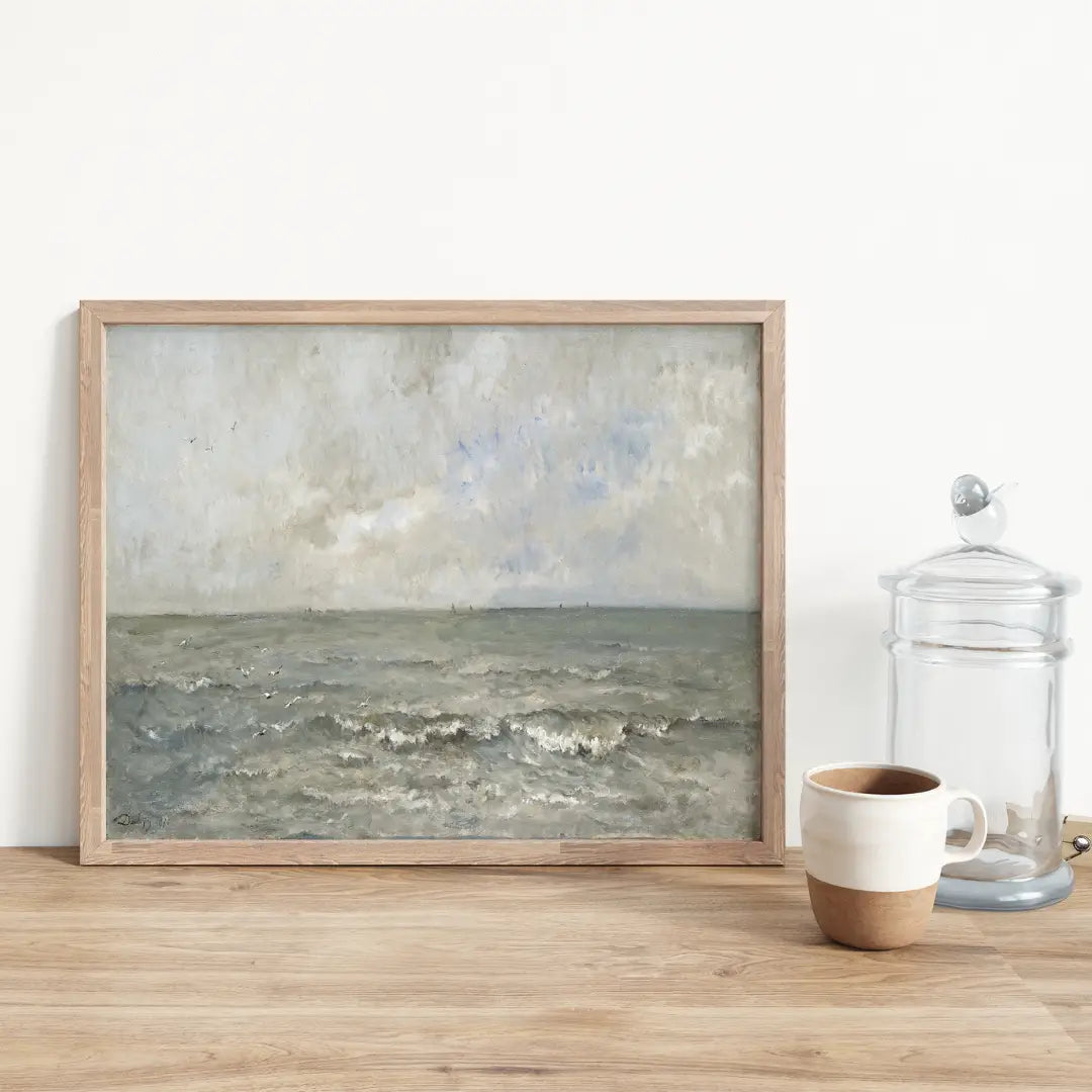 Sea Vintage Framed Art Print