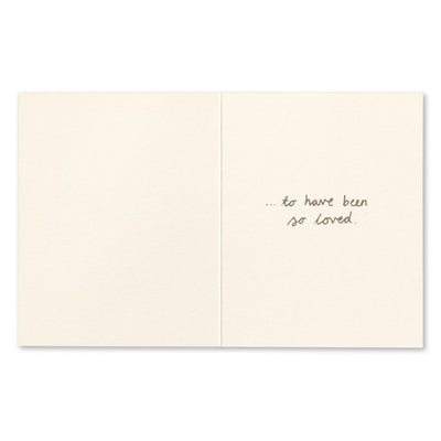 What a Beautiful Life Sympathy Card