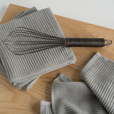 Ripple Dishcloth Set/2 London Gray