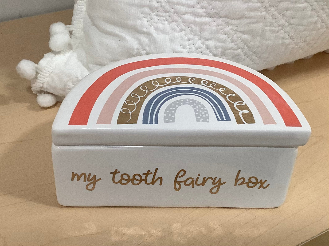 Ceramic Tooth Fairy Box