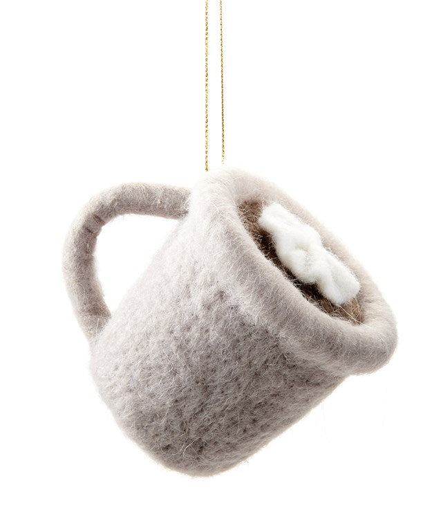 Wool Hot Chocolate Ornament