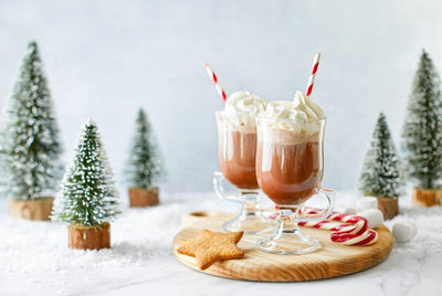 Candy Cane Mint Hot Chocolate