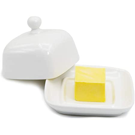 Square Ceramic Butter Dish