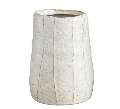 Striped Ceramic Vase