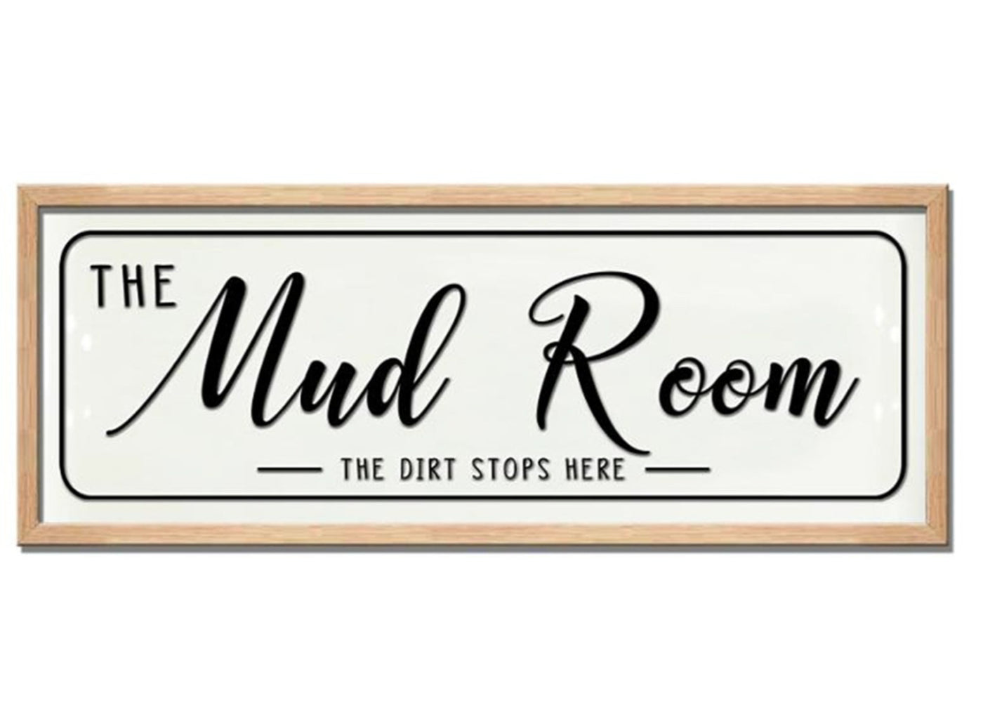 The Mud Room Wall Sign