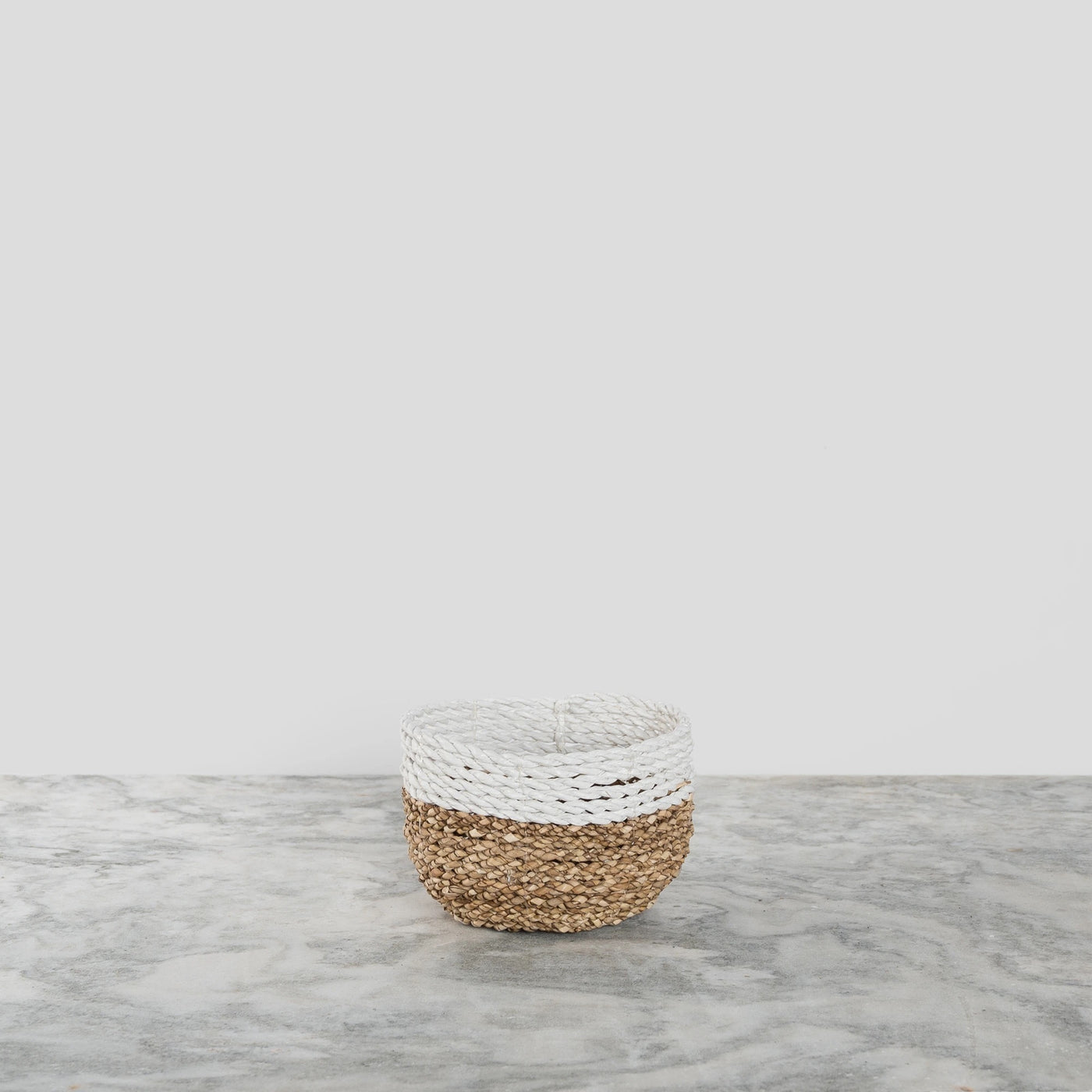 Bowl Basket White + Natural