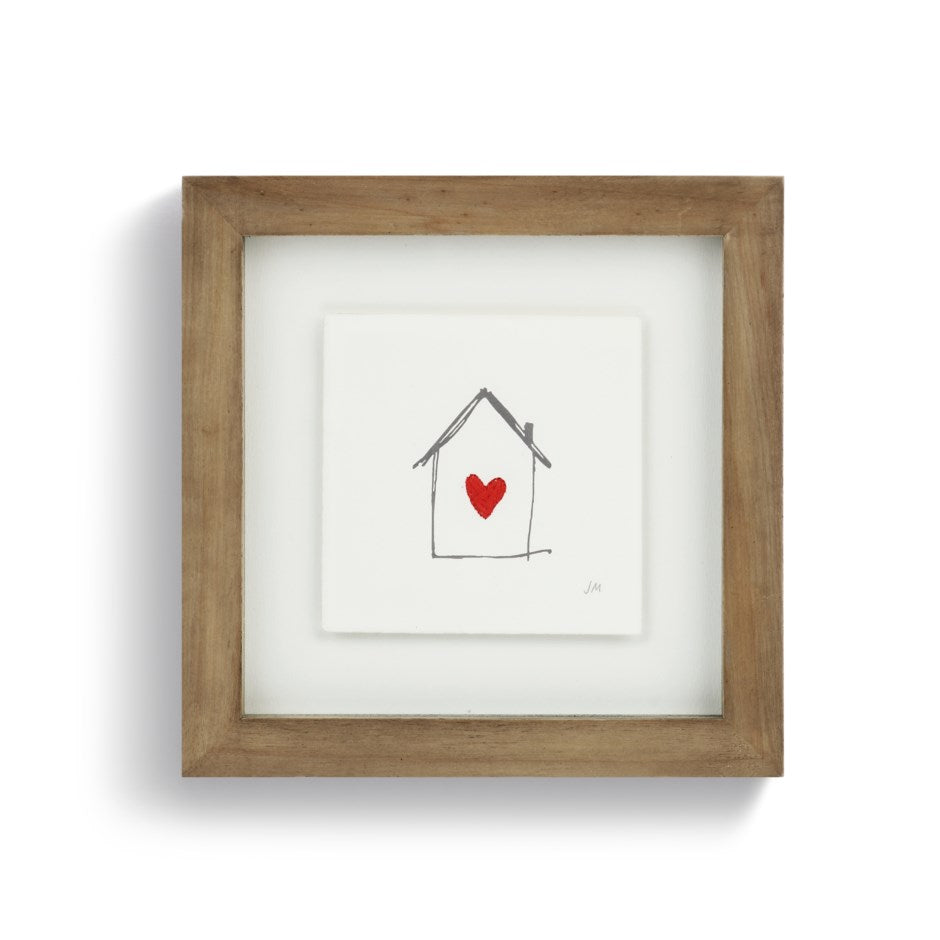 Heart-Filled Home Framed Art