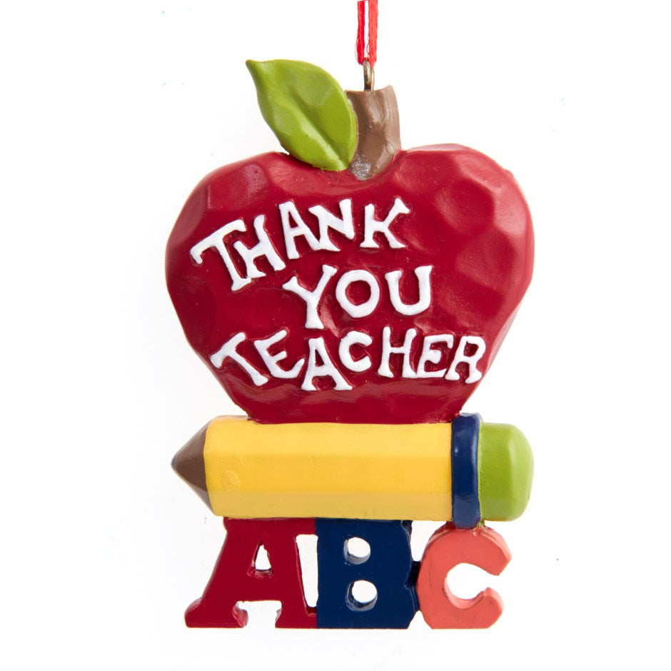 Thank You Teacher Ornament